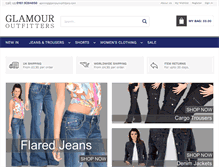 Tablet Screenshot of glamouroutfitters.com